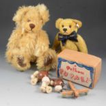 Steiff Centenary bear 1907-2007; Pelham Puppet Wuff etc