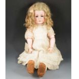 Simon & Halbig Kammer Reinhardt 117A, ' Mien Liebling My Sweet Darling' bisque head doll.