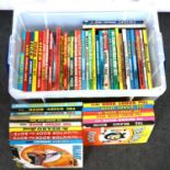 Comic books and annuals, one box including The Beano, Victor and others.