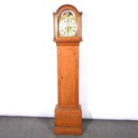 Oak longcase clock, Thomas Fletcher, Chester,