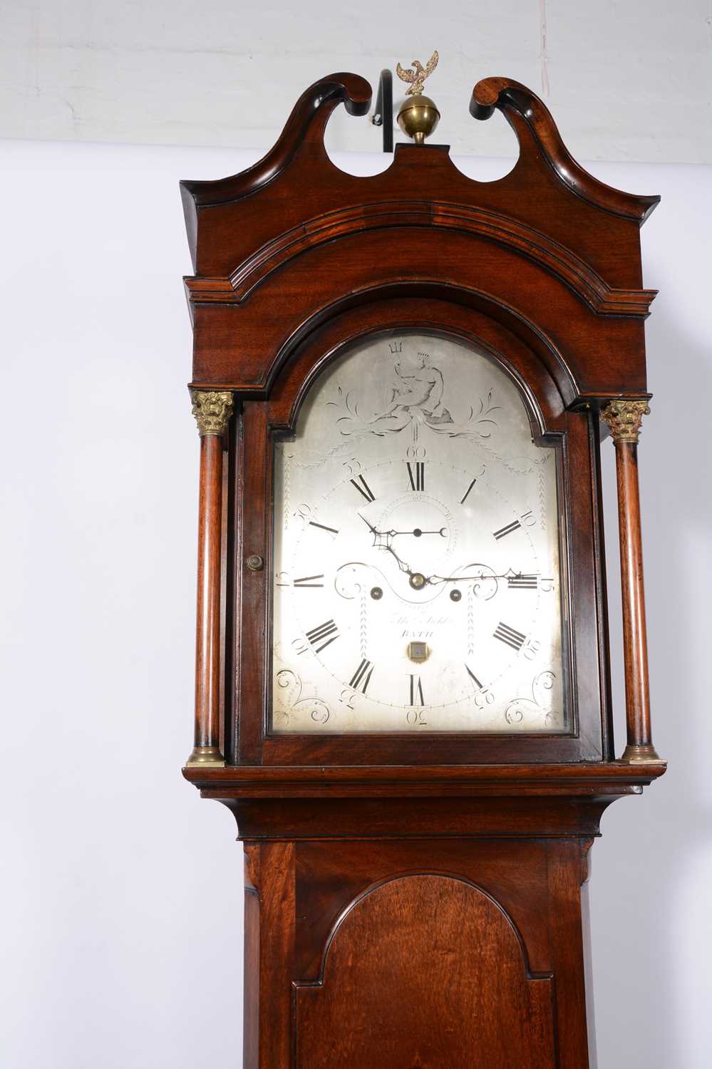 Mahogany longcase clock, Thomas Field, Bath, - Image 5 of 7