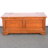 North Italian pine blanket chest