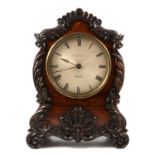 William IV rosewood bracket clock,