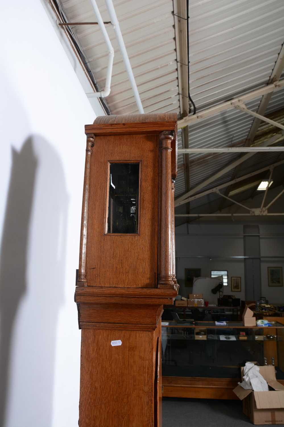 Oak longcase clock, Thomas Fletcher, Chester, - Image 2 of 15