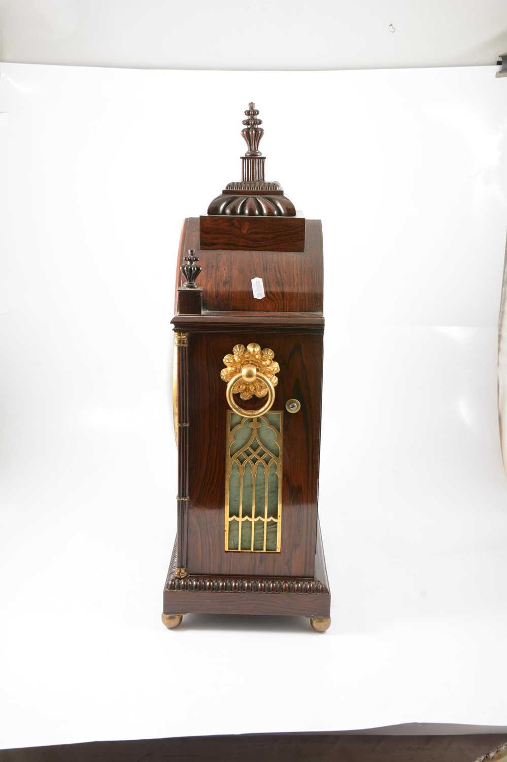 George IV rosewood bracket clock, - Image 4 of 6