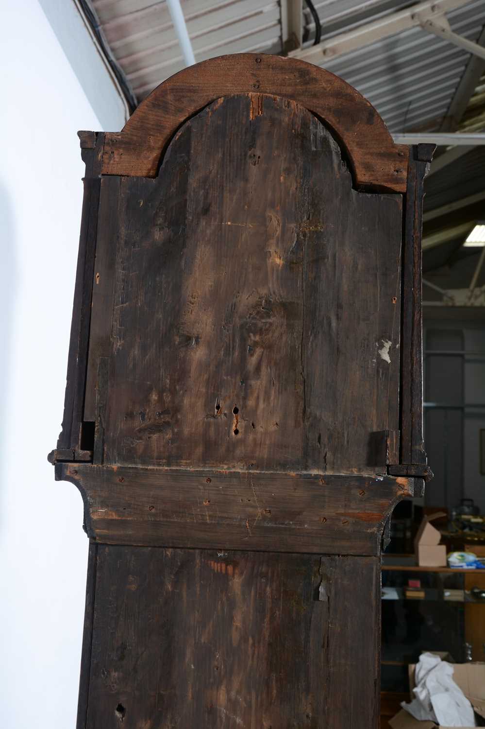 Oak longcase clock, Thomas Fletcher, Chester, - Image 11 of 15