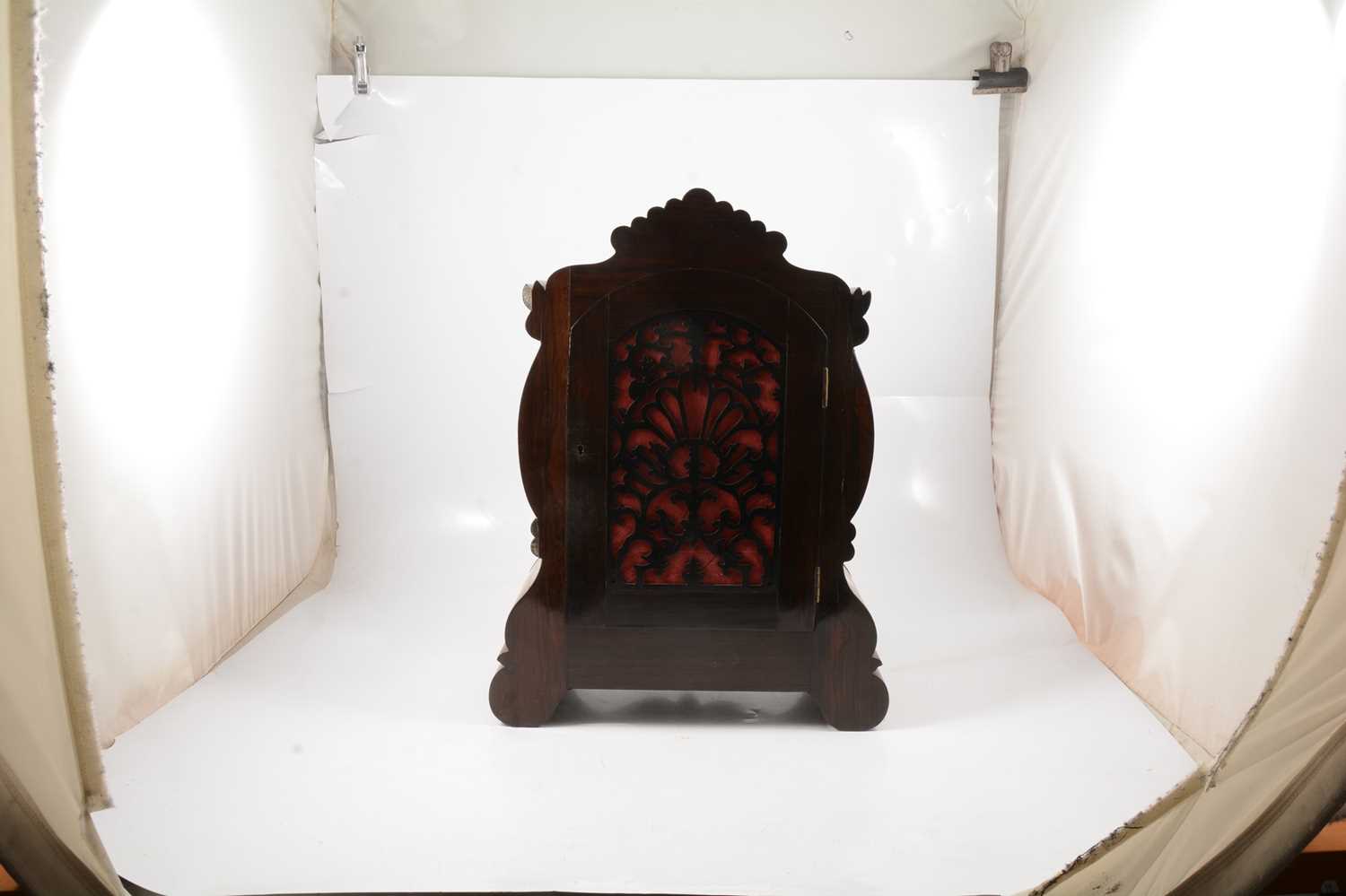 William IV rosewood bracket clock, - Image 3 of 6