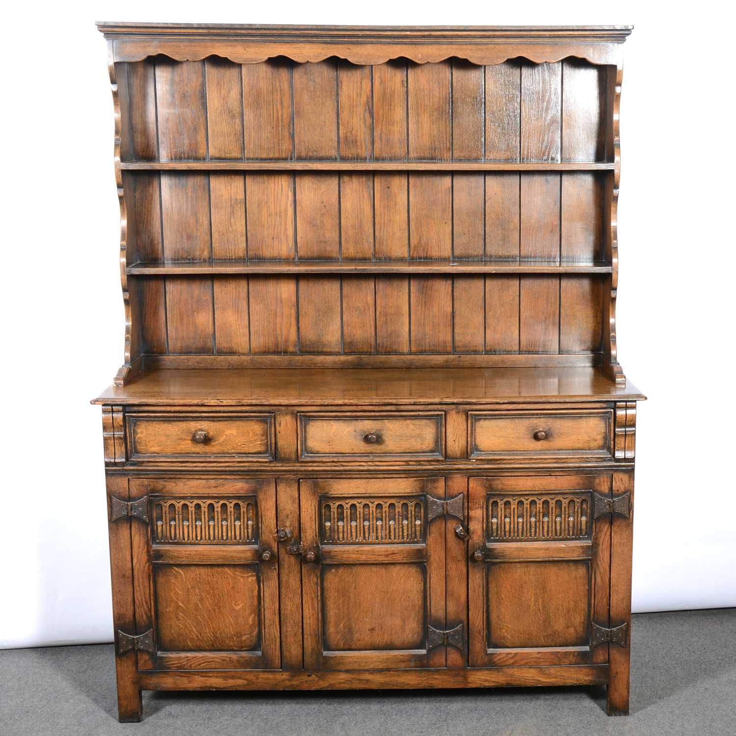 George III style oak dresser