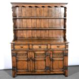 George III style oak dresser