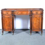 A Regency mahogany dressing table