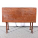 A George III mahogany drop-leaf dining table