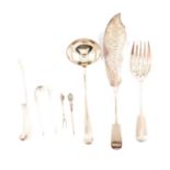 Collection of silver-mounted and other cutlery