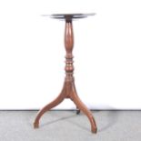 A George III style mahogany pedestal