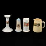 A collection of sixty crested ware and commemoratives, nearly all relating to Bristol