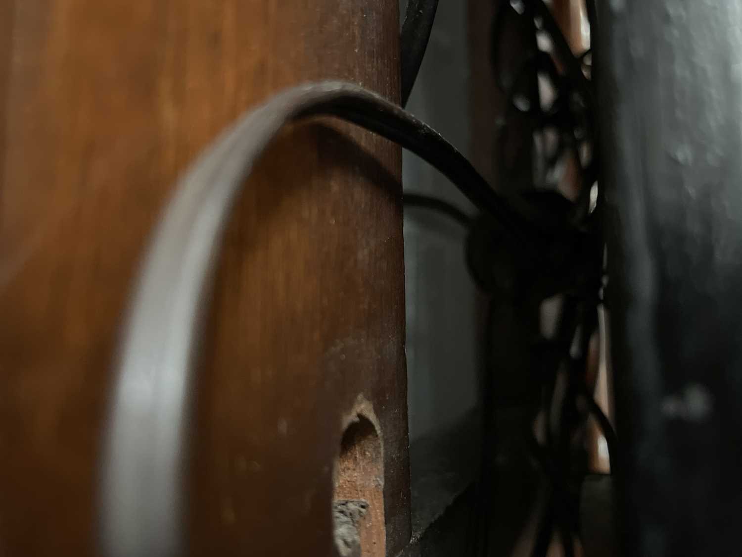 Longcase clock, GEC electric movement, - Image 4 of 12