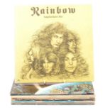Rainbow - Eleven LP vinyl music records including Long Live Rock 'n 'Roll etc
