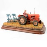 Border Fine Arts sculpture, 'Reversible Ploughing', by R.J.Ayres, limited edition 671/1500