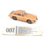 Corgi Toys die-cast model no.261 James Bond 007 Aston Martin DB5