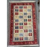 Bakhtiari style Garden rug with compartmented field