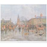 Lionel Edwards, The Pytchley Hunt, Crick Meet 1952