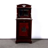 Victorian mahogany purdonium,