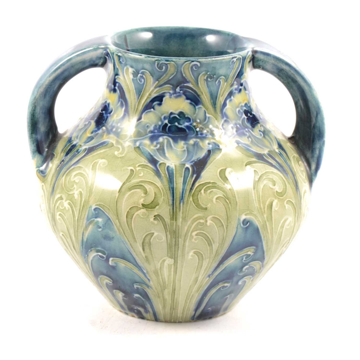 William Moorcroft for Liberty & Co, a twin-handled vase