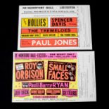 Two original concert handbill flyers, De Montfort Hall Leicester, 1967.