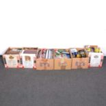 Six boxes of mixed model vehicles and cars; including makers Vanguards etc