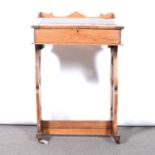 English Arts and Crafts oak bureau