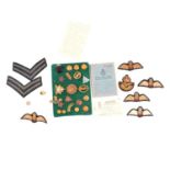 RAF cloth badges, military badges and buttons.