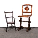 The North of England School Furniture Co, Patent Music Chair,