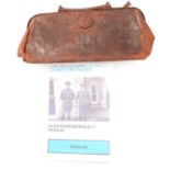 Military interest: Small Gladstone type bag.