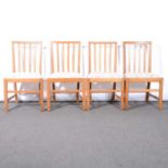 Edward Barnsley, attributed, set of six chairs and an extending Cotswold School dining table