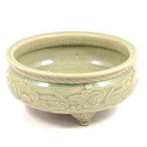 Chinese celadon pottery bowl, probably 19th Century