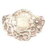 Art Nouveau style silver brooch, SWJ, Birmingham 1989.