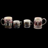 Large collection of Royal commemorative mugs, beakers, etc