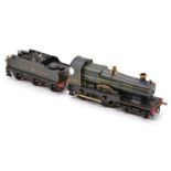 Hunt scratch-built Fine Scale O gauge locomotive and tender, 'City of Hereford' City Class 4-4-0