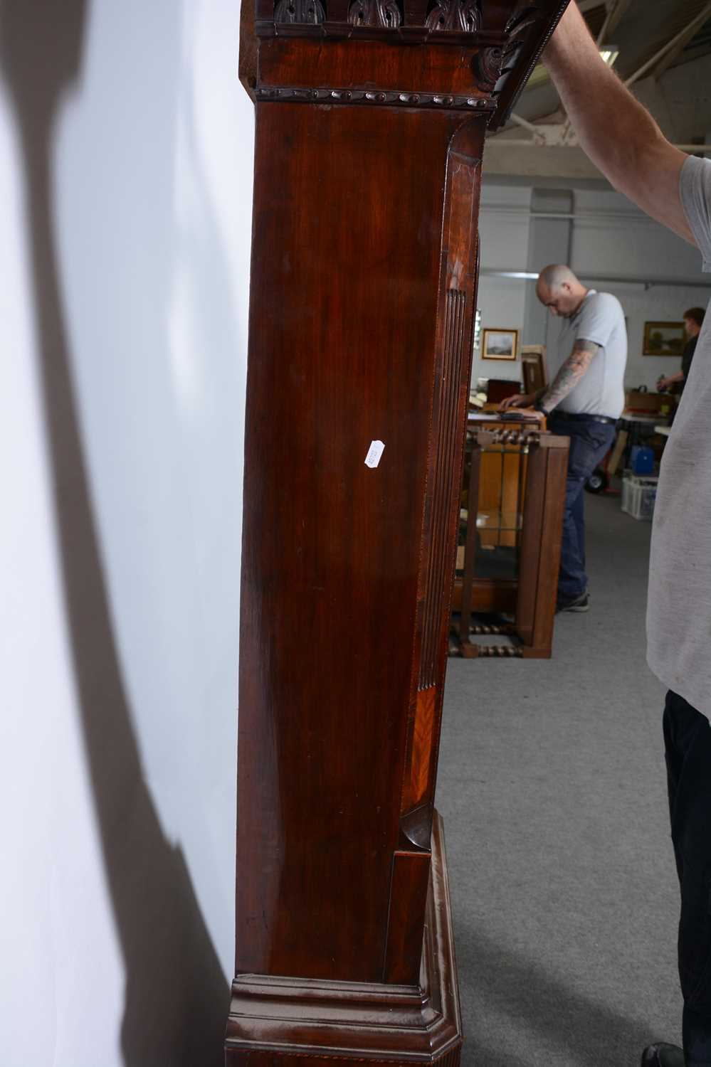 George III mahogany musical longcase clock, Isaac Sharratt, Burslem, - Image 4 of 11