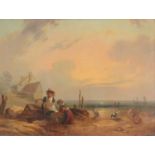 Ascribed to William Collins - Children on a beach