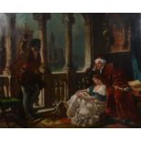 C Alferi after Carl Ludwig Frederich Becker - Othello relating his adventures to Desdemona,