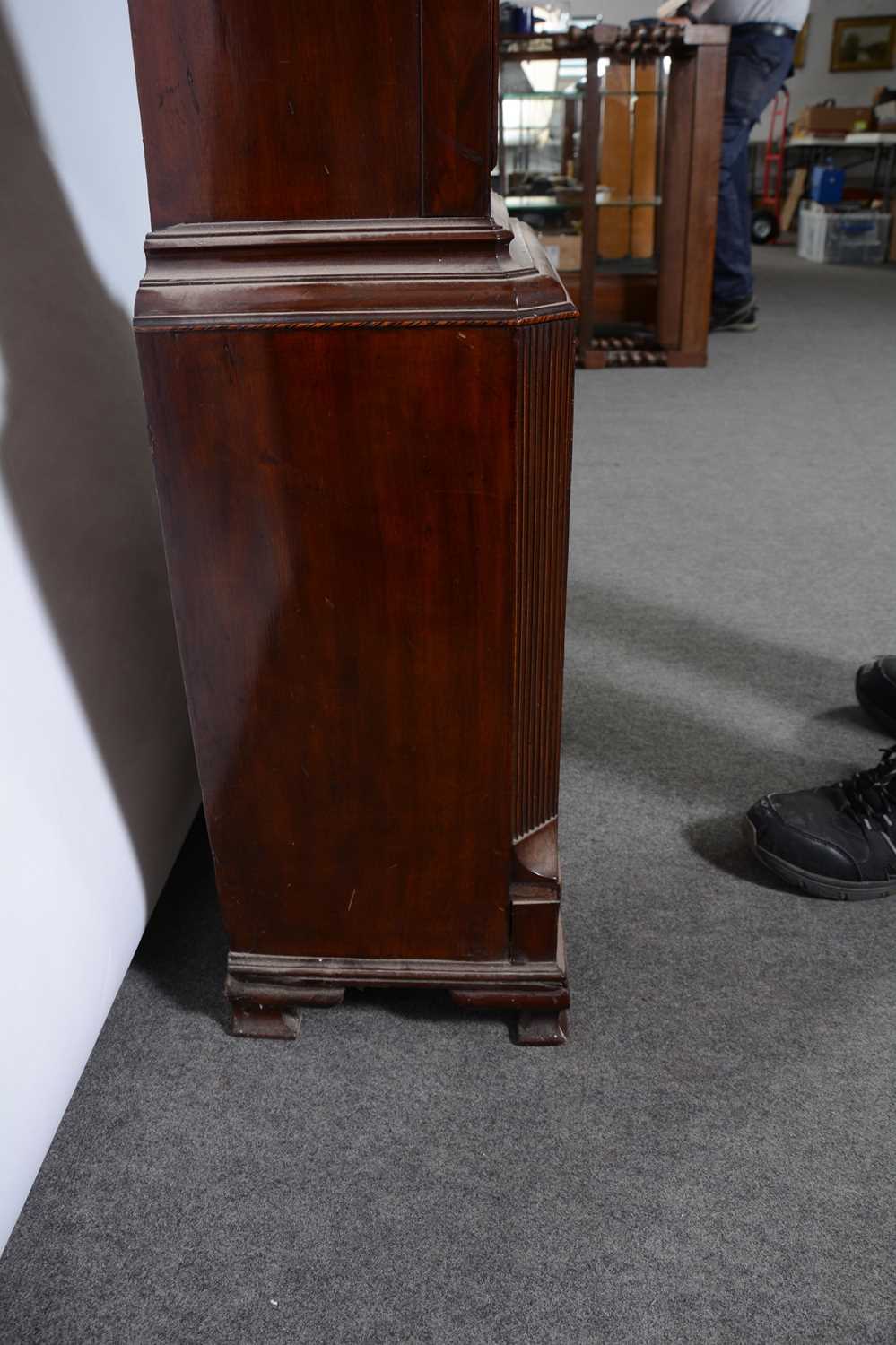 George III mahogany musical longcase clock, Isaac Sharratt, Burslem, - Image 5 of 11