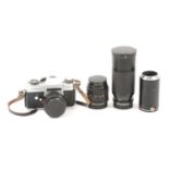 Leicaflex SL camera and lenses etc