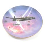 Spode china plate, Battle of Britain, 17cm; Coalport china plate, The Royal Air Force Plate, 17.5cm;
