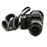 Olympus E500 digital camera, with 14-45mm 1:3.5-5.6 lens etc