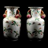 Pair of Chinese decorative vases, five Continental porcelain figures, etc