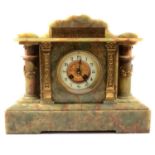 Victorian onyx mantel clock,