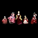 Collection of ten Royal Doulton figurines