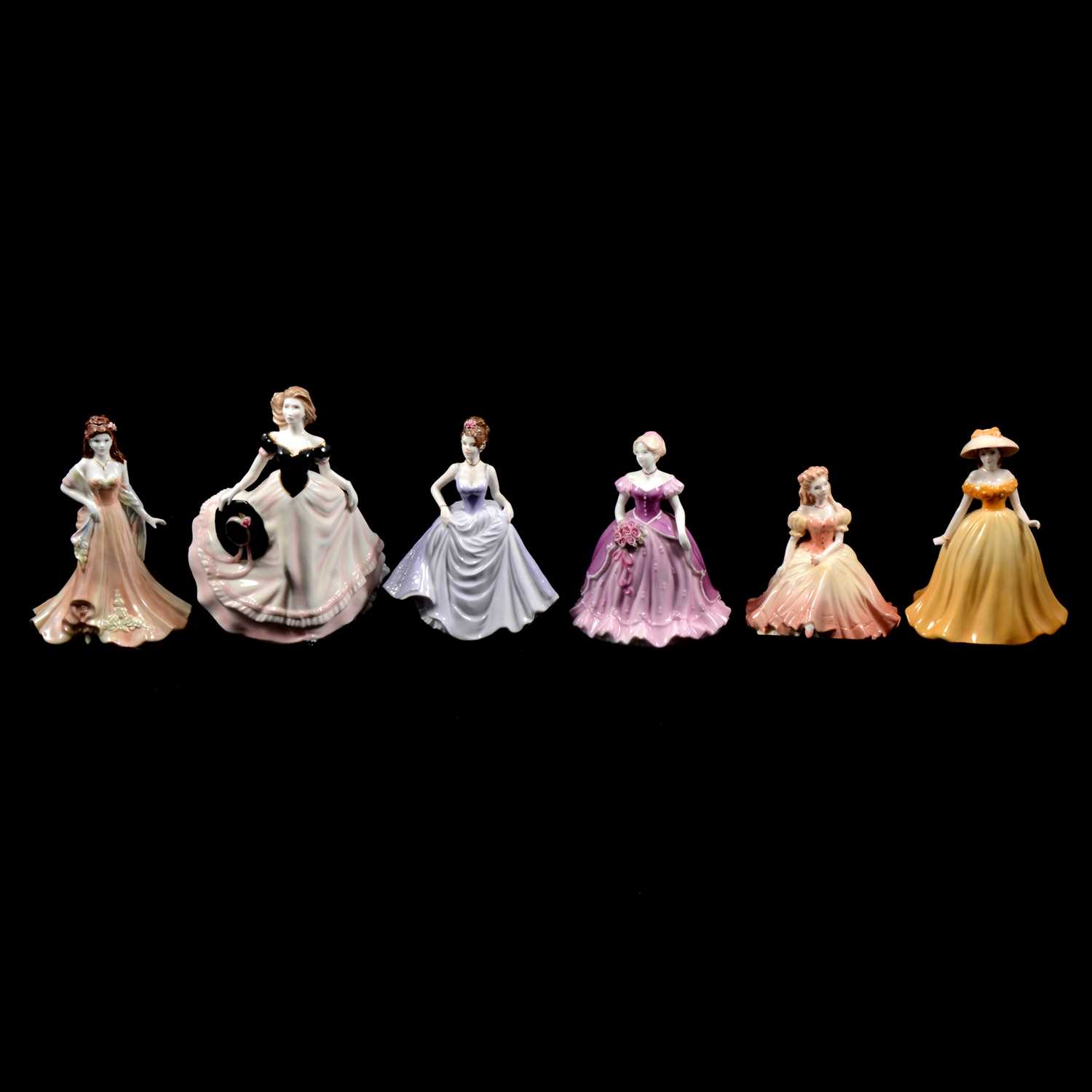 Thirteen figurines by Royal Doulton and Royal Worcester - Bild 2 aus 3