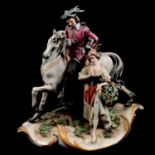 Capodimonte group, Cavalier and Maiden