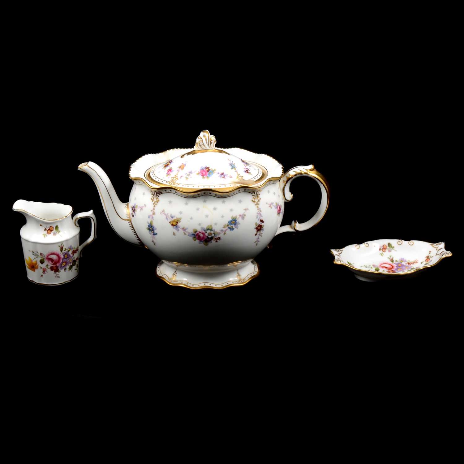 Collection of Royal Crown Derby 'Royal Antoinette' pattern table ware.